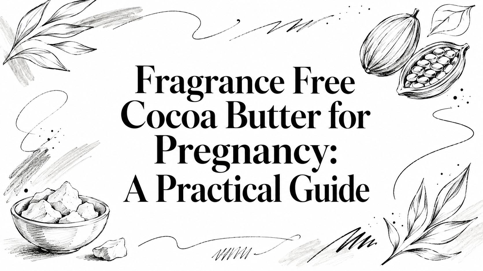 Fragrance Free Cocoa Butter for Pregnancy: A Practical Guide